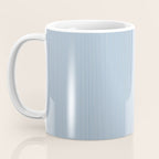Classic Blue Mini Vertical Mattress Ticking Stripe Pattern Coffee Mug Gallery Image 3