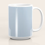 Classic Blue Mini Vertical Mattress Ticking Stripe Pattern Coffee Mug Gallery Image 2