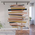 Linear stack Wall Mural Gallery Image 1