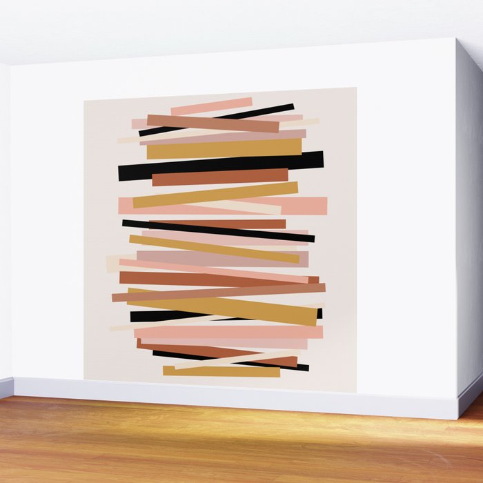 Linear stack Wall Mural Gallery Image 2