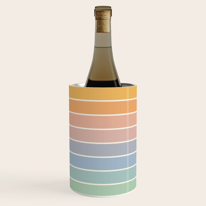 Gradient Arch XIII Retro Mid Century Modern Rainbow Wine Chiller Gallery Image 3