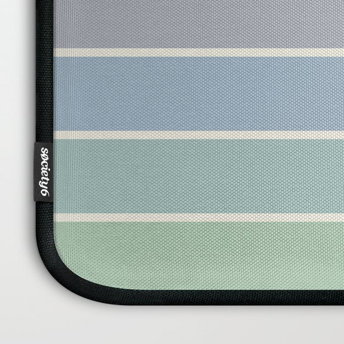 Gradient Arch XIII Retro Mid Century Modern Rainbow Laptop Sleeve Gallery Image 3