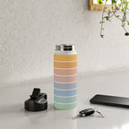 Gradient Arch XIII Retro Mid Century Modern Rainbow Water Bottle Gallery Image 4