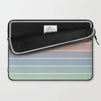 Gradient Arch XIII Retro Mid Century Modern Rainbow Laptop Sleeve Gallery Image 2
