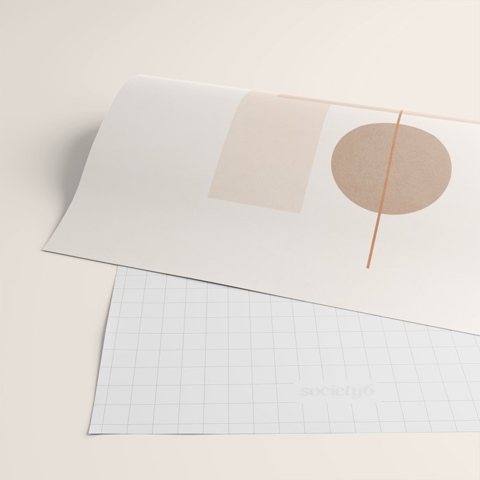 Minimal Geometric Shapes 9 Wrapping Paper Gallery Image 2