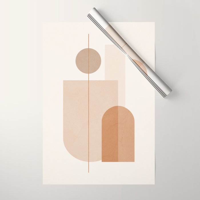 Minimal Geometric Shapes 9 Wrapping Paper Gallery Image 1