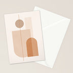 Minimal Geometric Shapes 9 Stationery Card Gallery Image 2