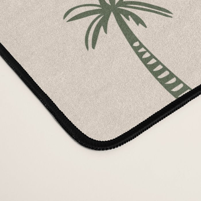Summer palm tree doodle art pattern Desk Mat Gallery Image 4