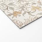 Hand Drawn Jacobean Floral - Apricot Sage Welcome Mat Gallery Image 2