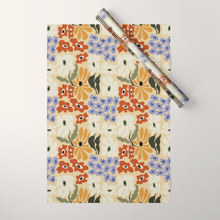 Springtime Drops Wrapping Paper Gallery Image 1
