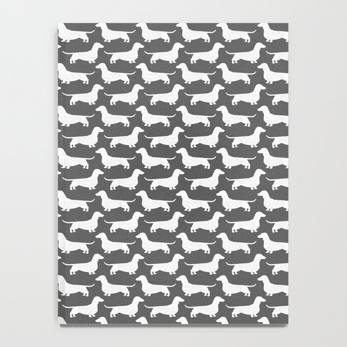 Dachshund Silhouette(s) Wiener Dog Notebook Gallery Image 4
