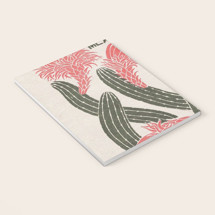 Cactus, El Maestro, Vintage Mexico Travel Poster Notebook Gallery Image 3