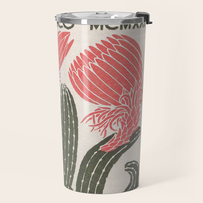 Cactus, El Maestro, Vintage Mexico Travel Poster Travel Mug Gallery Image 2