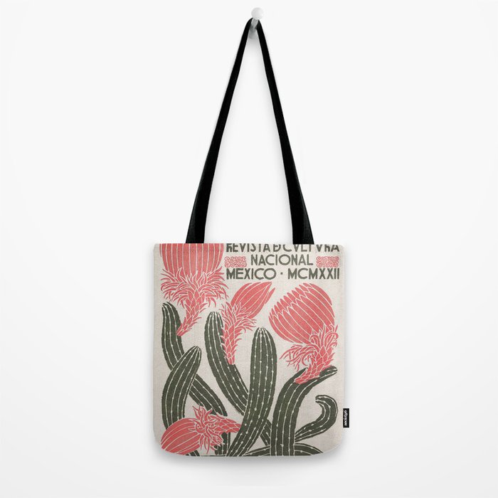 Cactus, El Maestro, Vintage Mexico Travel Poster Tote Bag Gallery Image 2