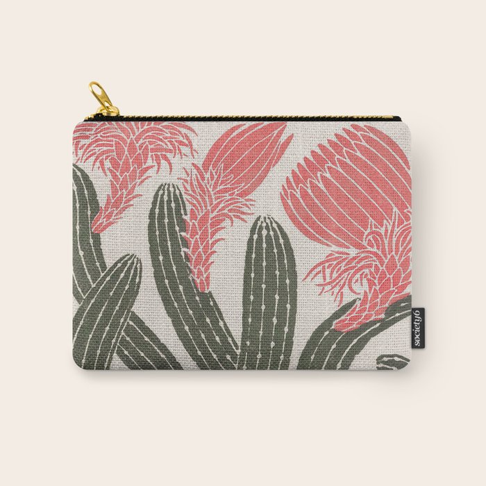 Cactus, El Maestro, Vintage Mexico Travel Poster Carry All Pouch Gallery Image 1