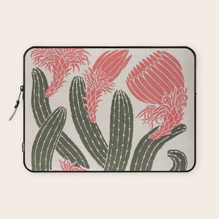 Cactus, El Maestro, Vintage Mexico Travel Poster Laptop Sleeve Gallery Image 1