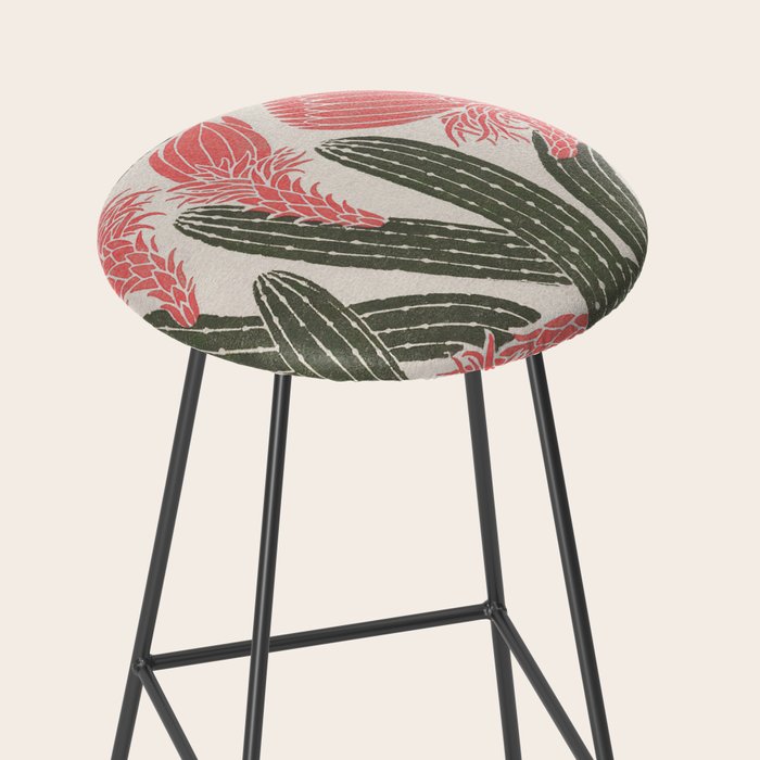 Cactus, El Maestro, Vintage Mexico Travel Poster Stool Gallery Image 2