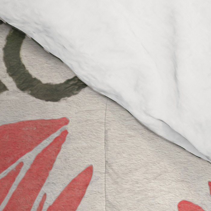 Cactus, El Maestro, Vintage Mexico Travel Poster Comforter Gallery Image 4