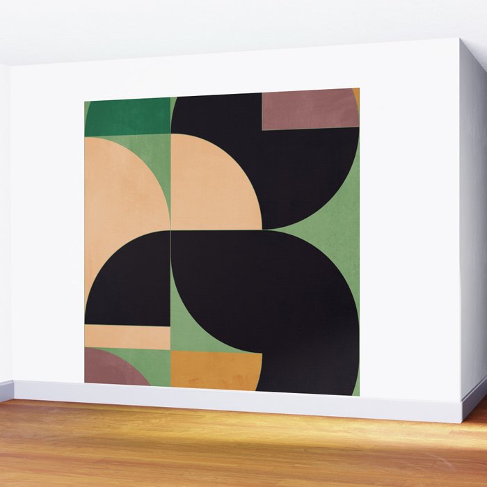 Geometric Shapes 251 Wall Mural Gallery Image 2