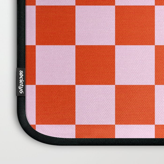 Retro Checkerboard Collage 03 Laptop Sleeve Gallery Image 3