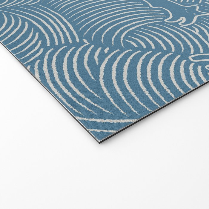 Cat Waves Pattern 2 Welcome Mat Gallery Image 2