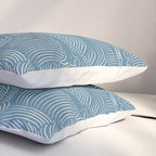 Cat Waves Pattern 2 Pillow Sham Gallery Image 3