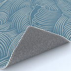 Cat Waves Pattern 2 Rug Gallery Image 4