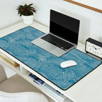 Cat Waves Pattern 2 Desk Mat Gallery Image 2