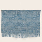Cat Waves Pattern 2 Wall Hanging Gallery Image 1