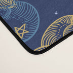 Pattern mystic celestial dark A Desk Mat Gallery Image 4