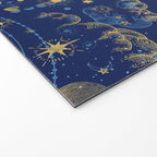Pattern mystic celestial dark A Welcome Mat Gallery Image 2