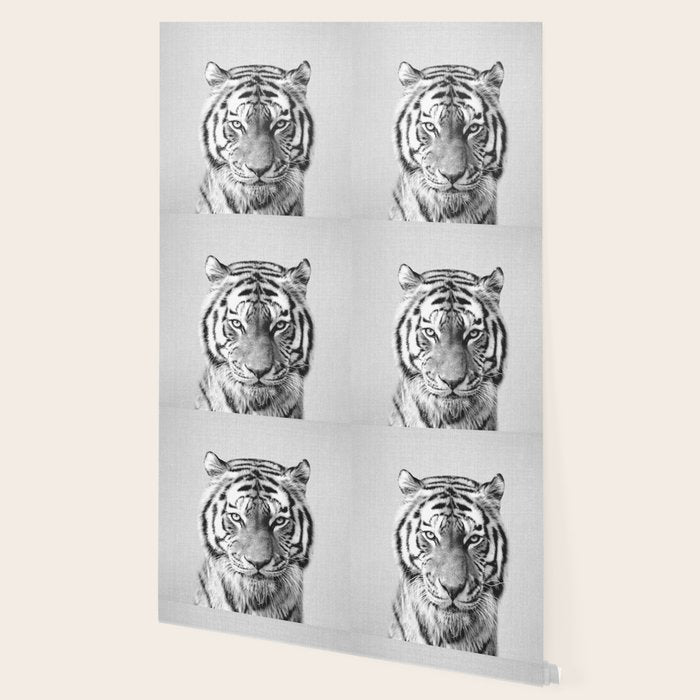 Tiger - Black & White Wallpaper Gallery Image 2