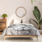 Tiger - Black & White Comforter Gallery Image 3