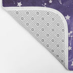 Zodiac Watercolor Ultraviolet Bath Mat Gallery Image 2