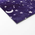Zodiac Watercolor Ultraviolet Welcome Mat Gallery Image 2