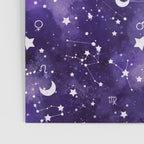 Zodiac Watercolor Ultraviolet Poster Gallery Image 3