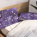 Zodiac Watercolor Ultraviolet Pillow Sham Gallery Image 2