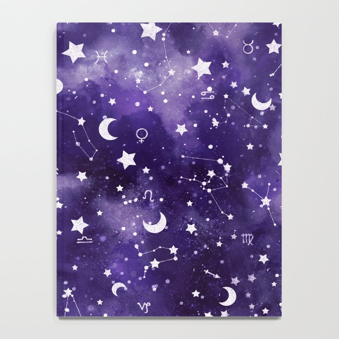 Zodiac Watercolor Ultraviolet Notebook Gallery Image 4