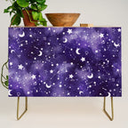 Zodiac Watercolor Ultraviolet Credenza Gallery Image 1
