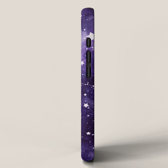 Zodiac Watercolor Ultraviolet iPhone Case Gallery Image 2
