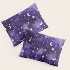 Zodiac Watercolor Ultraviolet Pillow Sham Gallery Image 3