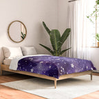 Zodiac Watercolor Ultraviolet Comforter Gallery Image 2
