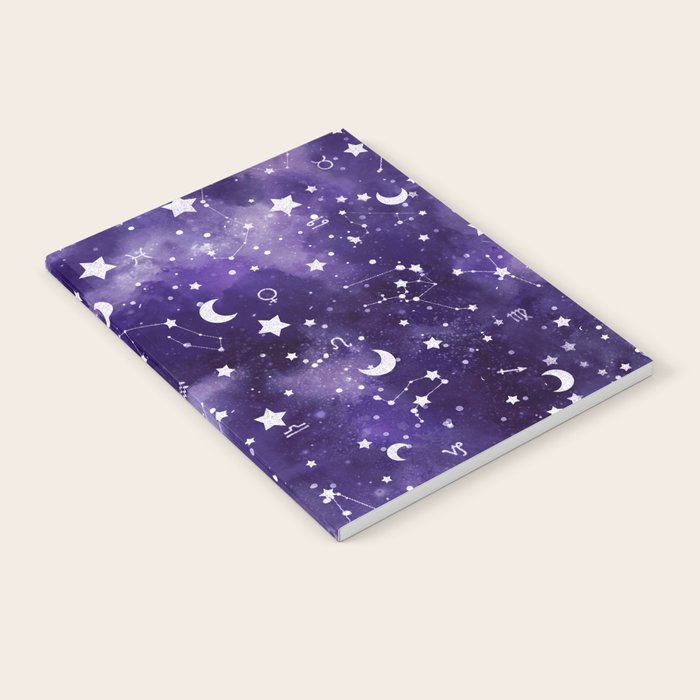 Zodiac Watercolor Ultraviolet Notebook Gallery Image 2