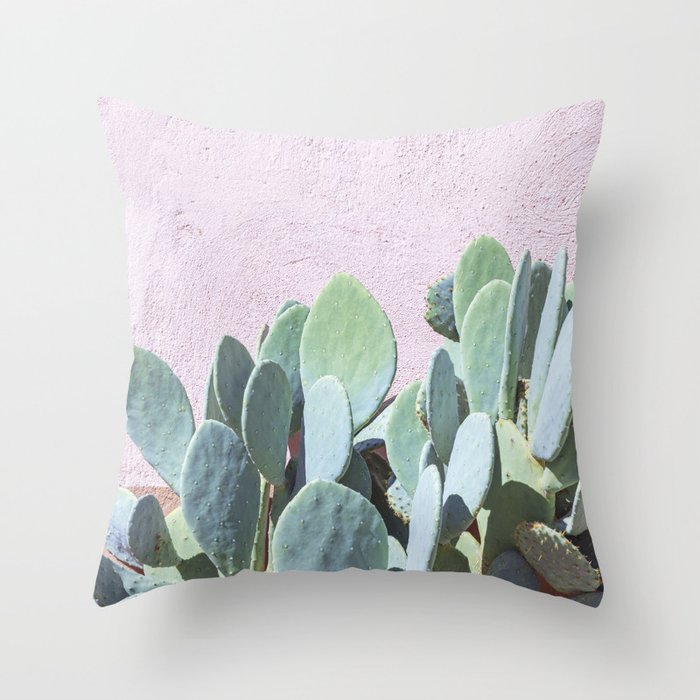 West Texas Cactus Photography Throw Pillow Gallery Image 6