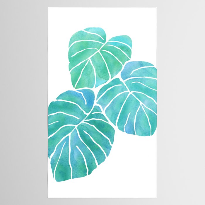 Monstera Tropical Plant Tablecloth Gallery Image 2