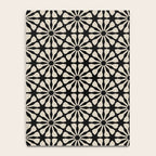 Monochrome Floral Geometric Pattern Notebook Gallery Image 4