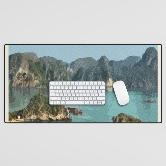 Visit Háº¡ Long Bay Desk Mat Gallery Image 1