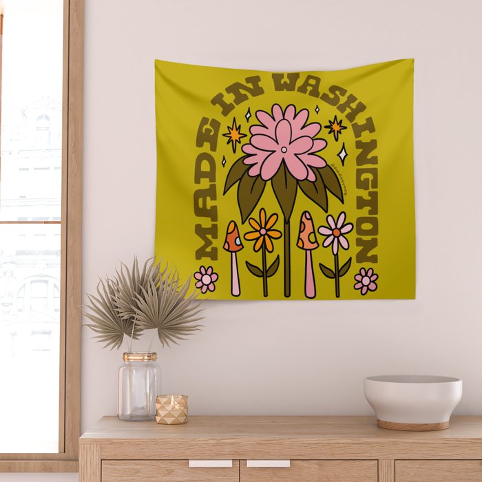 Made In Washington Wall Tapestry Gallery Image 2