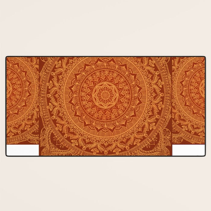 Mandala Spice Desk Mat Gallery Image 3