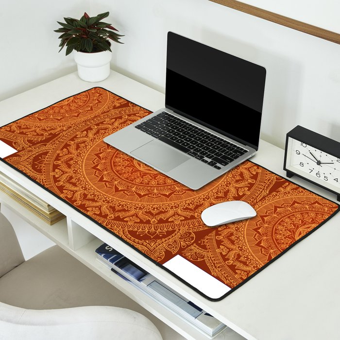 Mandala Spice Desk Mat Gallery Image 2